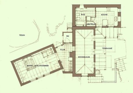 Grundriss EG Haupthaus